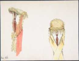 Free download Two Views (Side and Front) of a Hat on a Stand free photo or picture to be edited with GIMP online image editor
