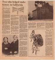 Free download Two who helped make history in California (San Jose News, October 13, 1978) free photo or picture to be edited with GIMP online image editor