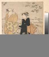 Free download Two Women on Matsuchi Hill Edo free photo or picture to be edited with GIMP online image editor