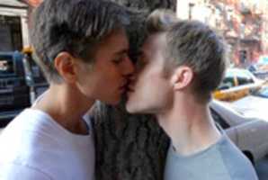 Free download Two Young Gay Men Kissing - Photo free photo or picture to be edited with GIMP online image editor