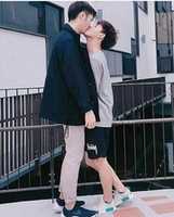 Free download Two Young Males Kissing In Public - Photo free photo or picture to be edited with GIMP online image editor