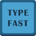 Type Fast Game  screen for extension Chrome web store in OffiDocs Chromium