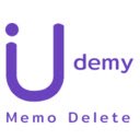 UdemyMemoDelete  screen for extension Chrome web store in OffiDocs Chromium