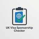 UK Visa Sponsorship Checker: Use AI to find a visa sponsored job  screen for extension Chrome web store in OffiDocs Chromium