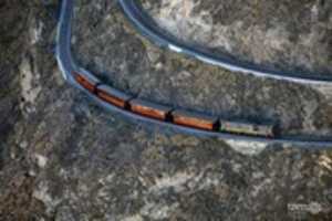 Free download Uma ferrovia no Nariz do Diabo free photo or picture to be edited with GIMP online image editor