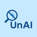 UnAI Search  screen for extension Chrome web store in OffiDocs Chromium