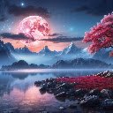 Under the Pink Moonlight  screen for extension Chrome web store in OffiDocs Chromium