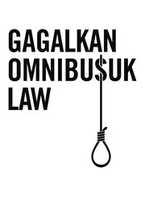 Free download Unduh Bebas Poster Omnibusuk Law free photo or picture to be edited with GIMP online image editor