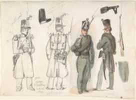 Free download Uniforms of the civil guard in Courtray, Belgium free photo or picture to be edited with GIMP online image editor