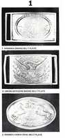 Free download Union and Confederate Army Brass Belt Buckles free photo or picture to be edited with GIMP online image editor