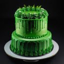 Unique green cream cake  screen for extension Chrome web store in OffiDocs Chromium