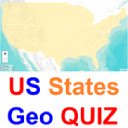 United States Map Quiz Game  screen for extension Chrome web store in OffiDocs Chromium