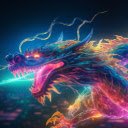 Unleash the power of Drago in Neon live wallpaper for Chrome!  screen for extension Chrome web store in OffiDocs Chromium