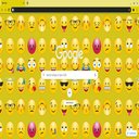 Unlimited Emojis Theme  screen for extension Chrome web store in OffiDocs Chromium