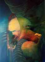 Free download Unoonscious mind- oil on canvas- mercedes lapietra free photo or picture to be edited with GIMP online image editor