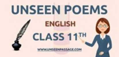 Free download Unseen Poem For Class 11 In English free photo or picture to be edited with GIMP online image editor