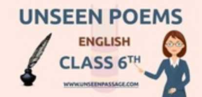 Free download Unseen Poem For Class 6 In English free photo or picture to be edited with GIMP online image editor
