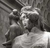 Free download Upper part of a marble statue of a woman free photo or picture to be edited with GIMP online image editor