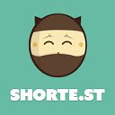 URL Shortener Shorte.st  screen for extension Chrome web store in OffiDocs Chromium