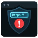 URL Warning Extension  screen for extension Chrome web store in OffiDocs Chromium