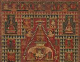 Free download Ushnishavijaya Enthroned in the Womb of a Stupa free photo or picture to be edited with GIMP online image editor