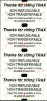 Download gratuito di UTA Trax Tickets Da aprile 2001 foto o immagine gratuita da modificare con l'editor di immagini online GIMP
