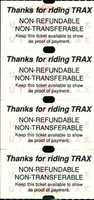 Free download UTA Trax Tickets From April, 2001 free photo or picture to be edited with GIMP online image editor
