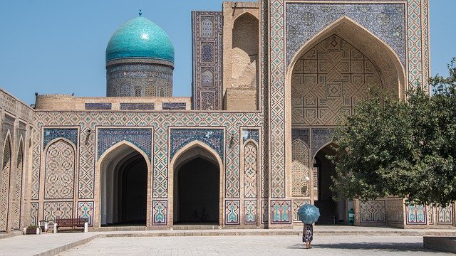 Baixe gratuitamente a imagem gratuita da mesquita de Bukhara no Uzbequistão para ser editada com o editor de imagens on-line gratuito do GIMP