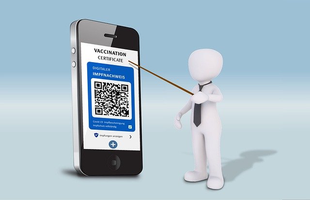 Free download vaccination certificate smartphone free picture to be edited with GIMP free online image editor