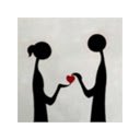 Valentine Couple in love under the moon  screen for extension Chrome web store in OffiDocs Chromium