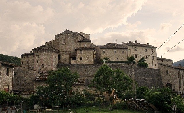 Free download vallo di nera medieval village free picture to be edited with GIMP free online image editor
