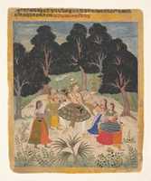 הורדה חינם של Vasant Ragini: folio מסדרת Ragamala (Garland of Musical Modes) תמונה או תמונה בחינם לעריכה עם עורך התמונות המקוון GIMP
