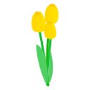 Vast Yellow Tulip Field  screen for extension Chrome web store in OffiDocs Chromium