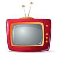 Free download vector-cartoon-red-tv-shadow-and-glare free photo or picture to be edited with GIMP online image editor