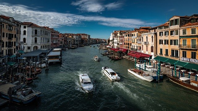 Free download venice grand canal boats italy free picture to be edited with GIMP free online image editor