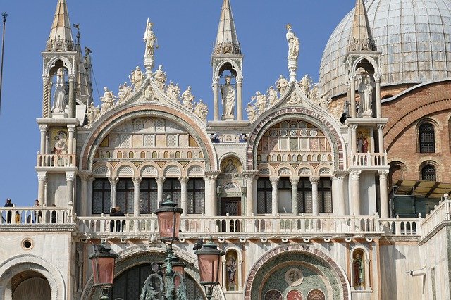 Téléchargement gratuit de l'image gratuite de la cathédrale de la basilique Saint-Marc de Venise à éditer avec l'éditeur d'images en ligne gratuit GIMP