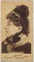 Free download Vera Daniels, from the Actors and Actresses series (N45, Type 1) for Virginia Brights Cigarettes free photo or picture to be edited with GIMP online image editor