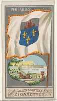 Free download Versailles, from the City Flags series (N6) for Allen & Ginter Cigarettes Brands free photo or picture to be edited with GIMP online image editor