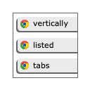 Vertically Listed Tabs  screen for extension Chrome web store in OffiDocs Chromium
