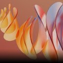 Vibrant 3D Abstract Slices  screen for extension Chrome web store in OffiDocs Chromium