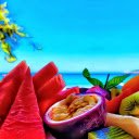 Vibrant Beachside Fruit  screen for extension Chrome web store in OffiDocs Chromium