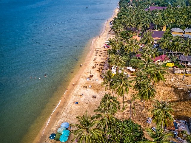 Descărcare gratuită vietnam plajă peisaj cer ocean imagine gratuită pentru a fi editată cu editorul de imagini online gratuit GIMP