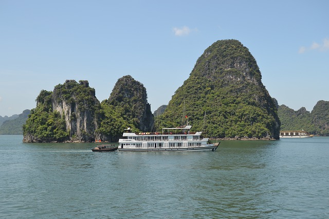 Free download vietnam ha long bay asia sea light free picture to be edited with GIMP free online image editor