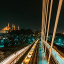 View from the Top of the Golden Horn Metro Bridge  screen for extension Chrome web store in OffiDocs Chromium