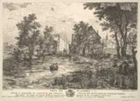 Free download View of Flanders (Veue de Flandre) after the painting in the collection of Madame la Comtesse de Verrue free photo or picture to be edited with GIMP online image editor
