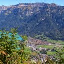 View of Interlaken from the Harder Kulm Mountain in Switzerland  screen for extension Chrome web store in OffiDocs Chromium