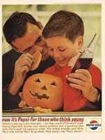 Free download Vintage halloween pepsi ad free photo or picture to be edited with GIMP online image editor