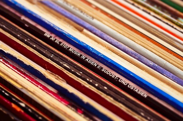 Kostenloser Download von Vinyl-Schallplatten, Vinyl-Musik, kostenloses Bild, das mit dem kostenlosen Online-Bildeditor GIMP bearbeitet werden kann