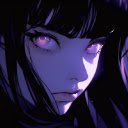 Violet Eyes in the Midnight Live Wallpaper  screen for extension Chrome web store in OffiDocs Chromium