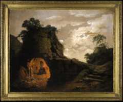 Free download Virgils Tomb by Moonlight, with Silius Italicus Declaiming free photo or picture to be edited with GIMP online image editor